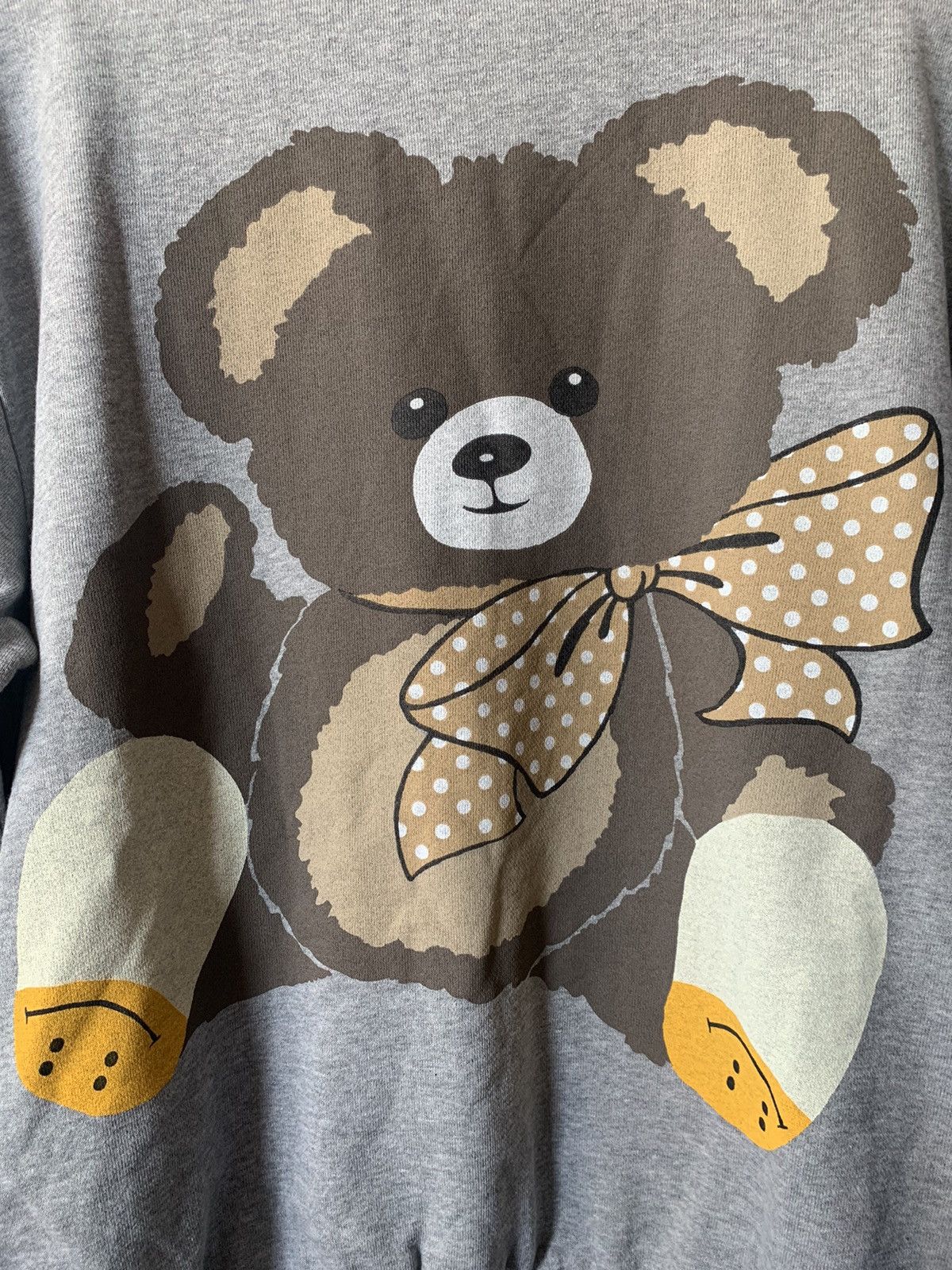 Kapital KAPITAL BIG BEAR HAPPY SOCKS GREY TOP SWT KNIT SWEATSHIRT Size US XL / EU 56 / 4 - 11 Thumbnail