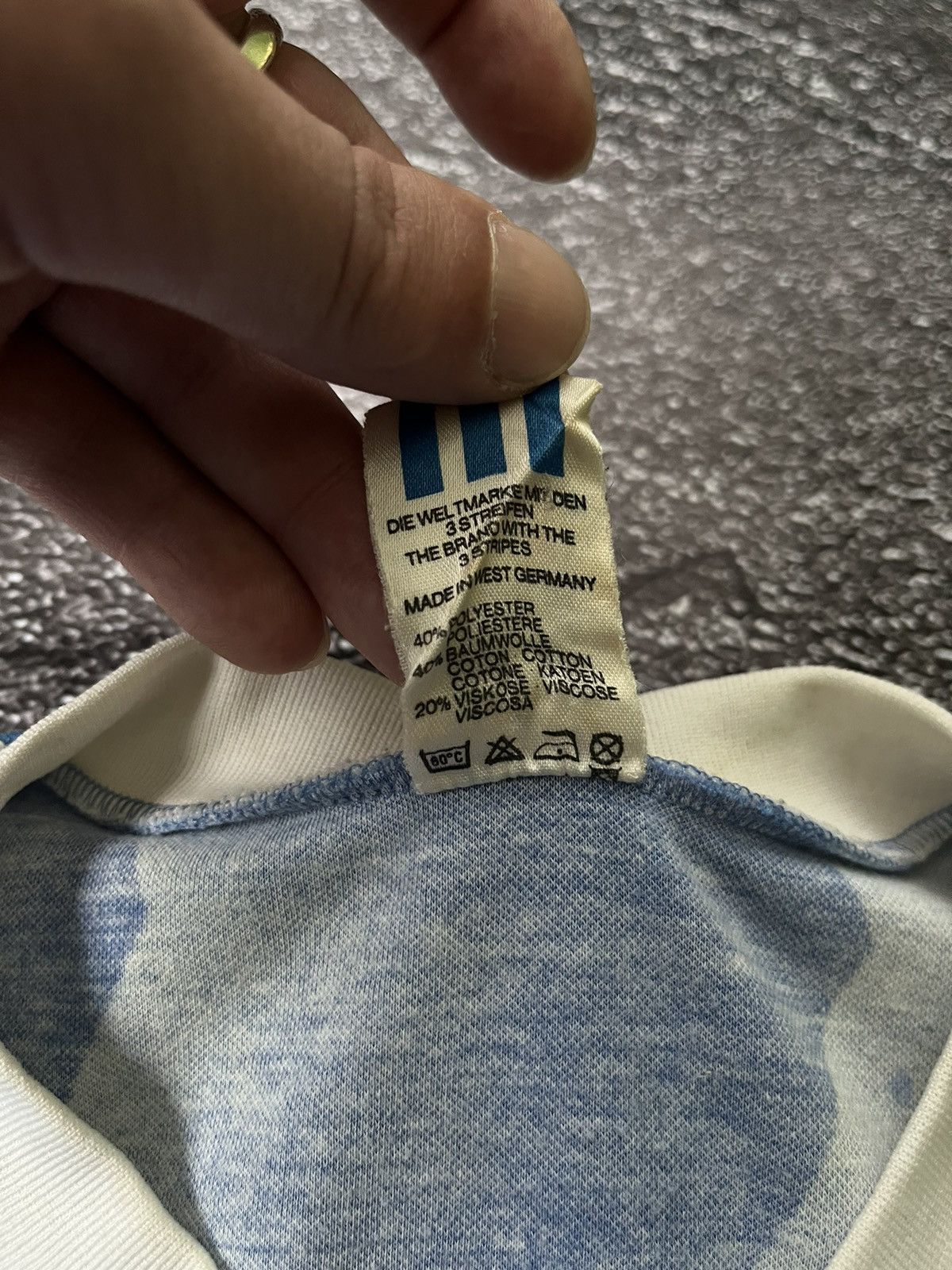 Adidas Adidas West Germany DDR Vintage Jersey Blue T-Shirt Tee Size US M / EU 48-50 / 2 - 12 Thumbnail