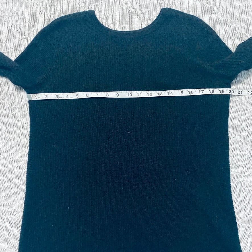 Autumn Cashmere Autumn cashmere black cashmere sweater Size M / US 6-8 / IT 42-44 - 6 Thumbnail