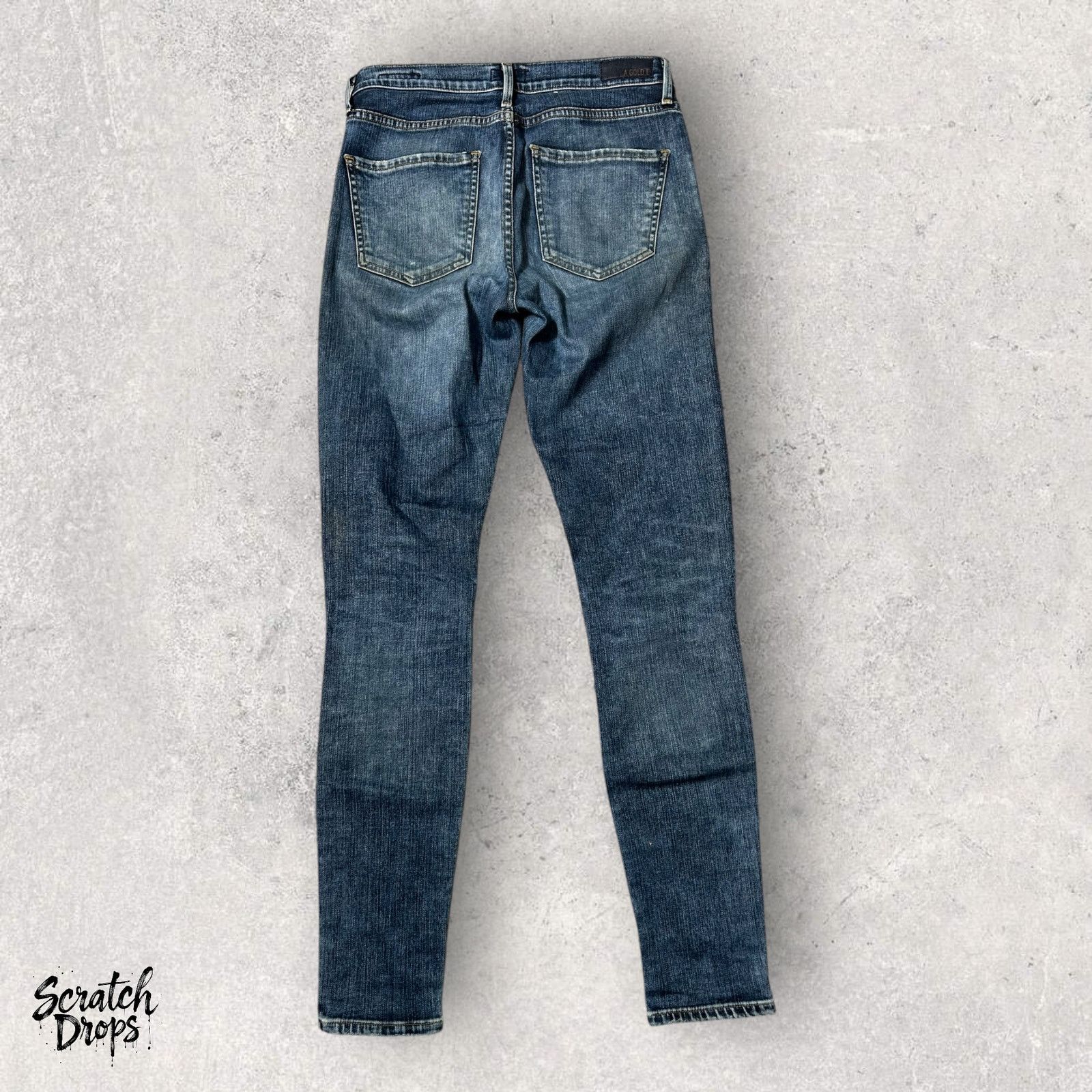 Other A Gold E Womens Distressed Skinny Jeans Size 27 Ripped Knees Size 24" / US 00 / IT 34 - 6 Thumbnail