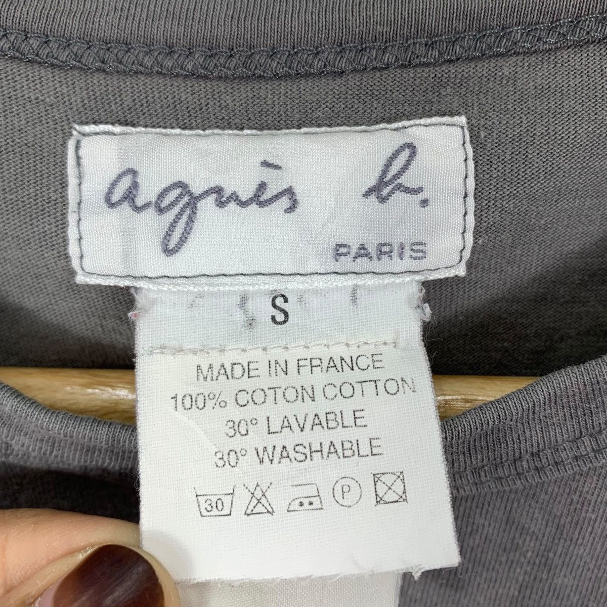 agnes b. AGNES B PARIS Sport French Brand Stripes Long Sleeve Shirt Size S / US 4 / IT 40 - 5 Thumbnail