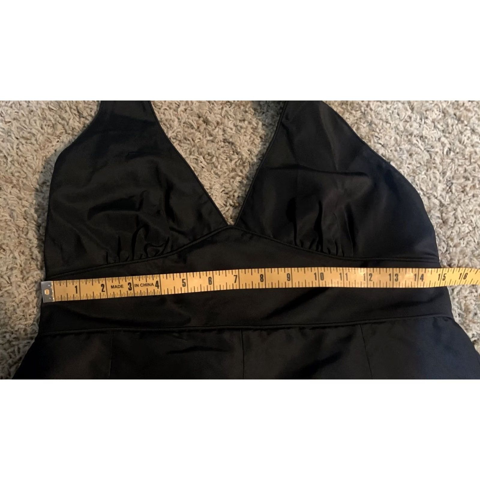 J.Crew NWT J.Crew Black Halter Dress Silk 100% A-Line Sleeveless Lined Zip Knee Length Party Cocktail Wedding 12 Women Men? Size XL / US 12-14 / IT 48-50 - 5 Thumbnail