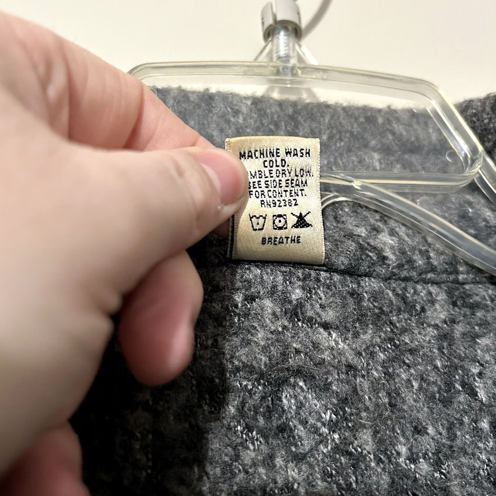 Prana VINTAGE Prana Breathe fleece jacket Zip Up Women Size M Gray 2000s Y2K Basic Jacket Size M / US 6-8 / IT 42-44 - 4 Thumbnail