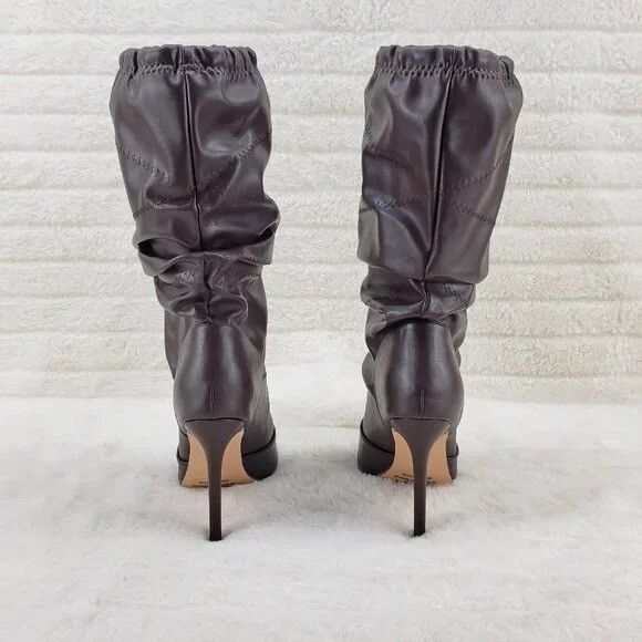 Other Victoria Brown Square toe Mid Calf Adjustable Slouch Scrunch Size US 11 / IT 41 - 5 Thumbnail