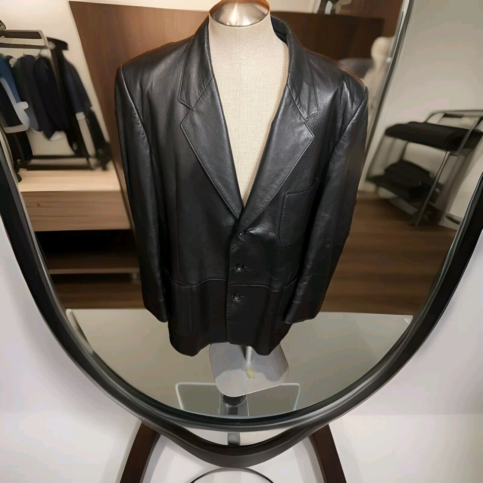 Other Creations De Cuir Andre Leather Vintage Coat Size 50 Men’s Size US XXL / EU 58 / 5 - 1 Thumbnail