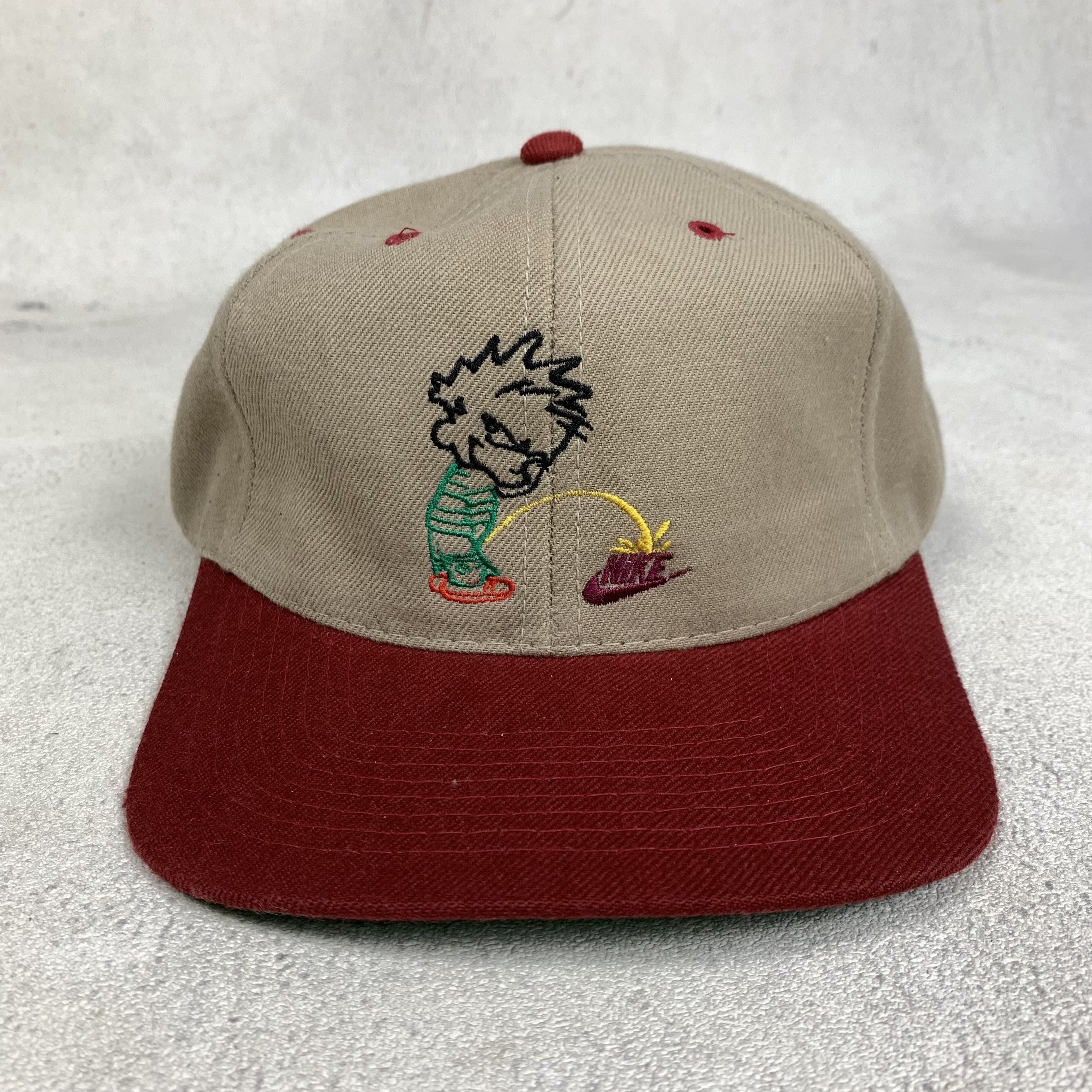 Nike Vintage Nike Calvin Piss Hat Cap Size ONE SIZE - 1 Thumbnail