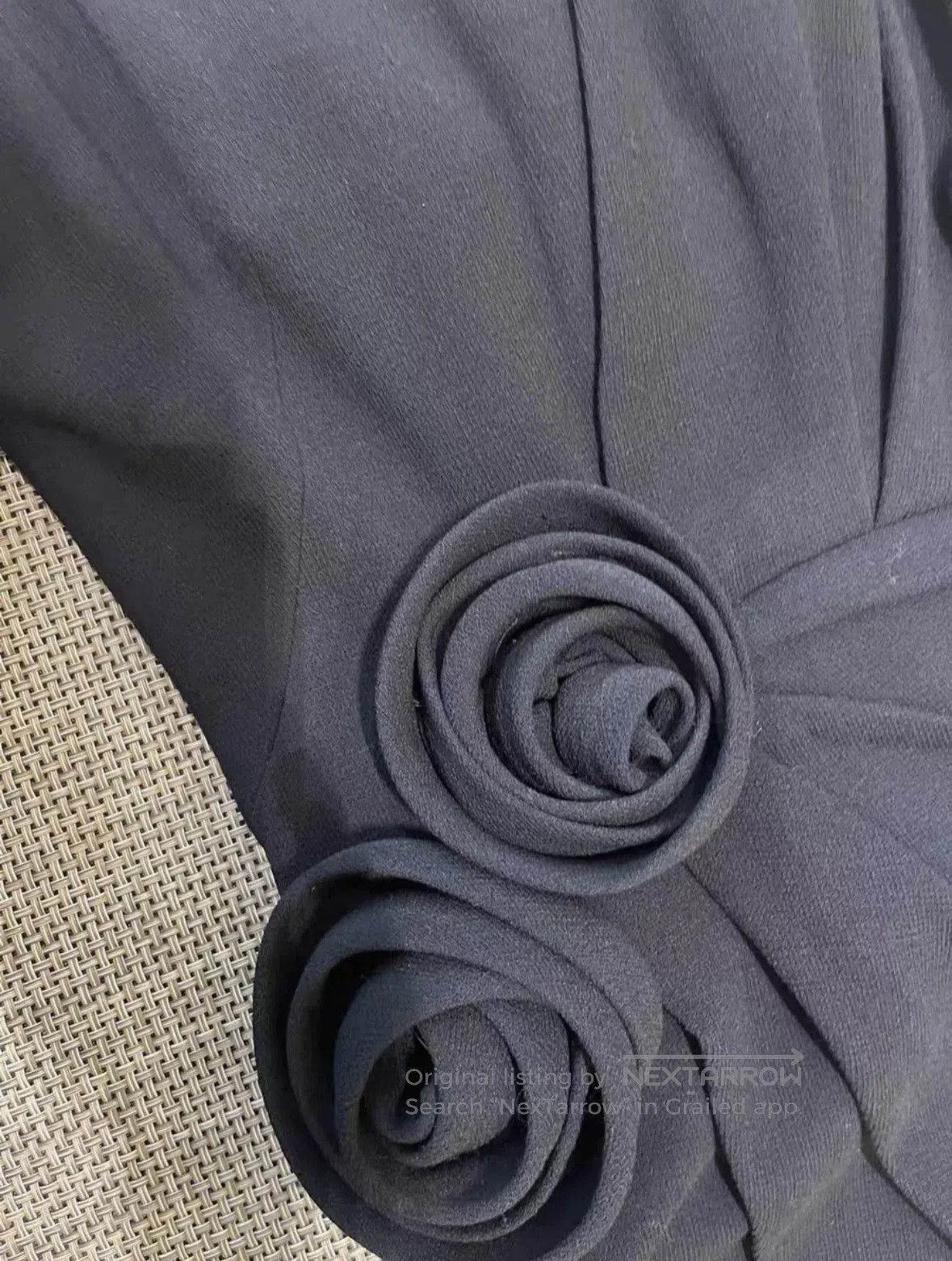 Oscar De La Renta Oscar de la Renta Black One-Shoulder Dress. Size XS / US 0-2 / IT 36-38 - 4 Thumbnail