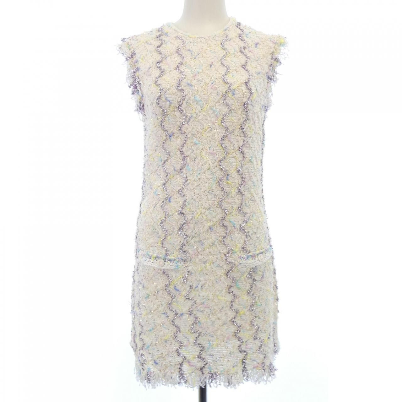 Chanel Chanel Chanel Dress Textile Dresses P72290K10385 DUTY FREE for USA Size ONE SIZE - 1 Thumbnail