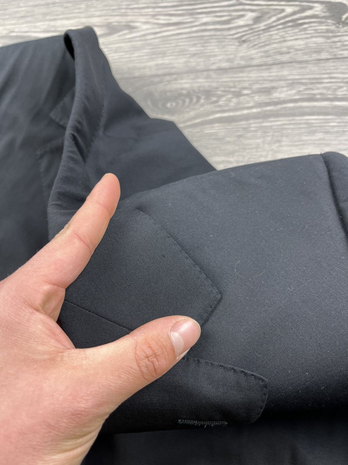 Gucci × Tom Ford Gucci by Tom Ford Black Wool Pocket Blazer Jacket Size US M / EU 48-50 / 2 - 18 Thumbnail