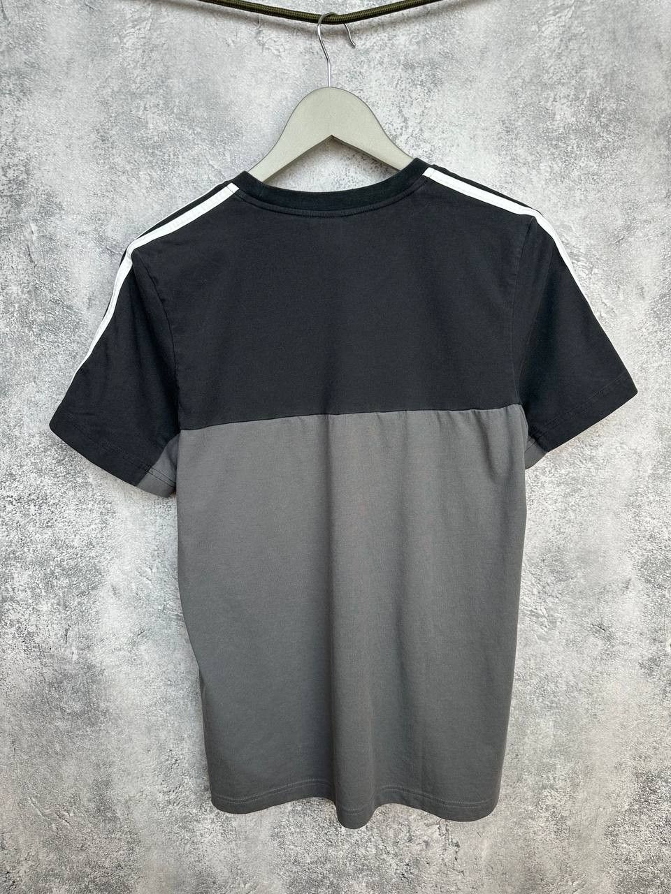 Adidas Adidas Wales 3-Stripes T-Shirt Casual Black/Gray Tee Crew Size US M / EU 48-50 / 2 - 2 Thumbnail
