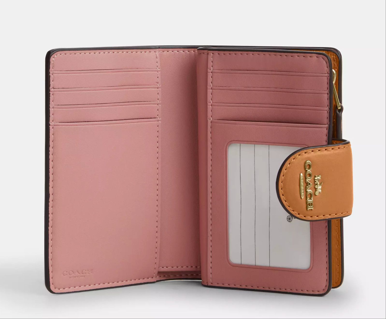 Coach Medium Corner Zip Wallet In Signature Canvas CEC29 Size ONE SIZE - 10 Thumbnail