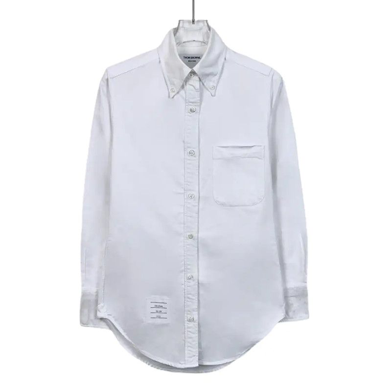 Thom Browne Thom Browne White Cotton Women's Shirt 0089 Size S / US 4 / IT 40 - 1 Thumbnail