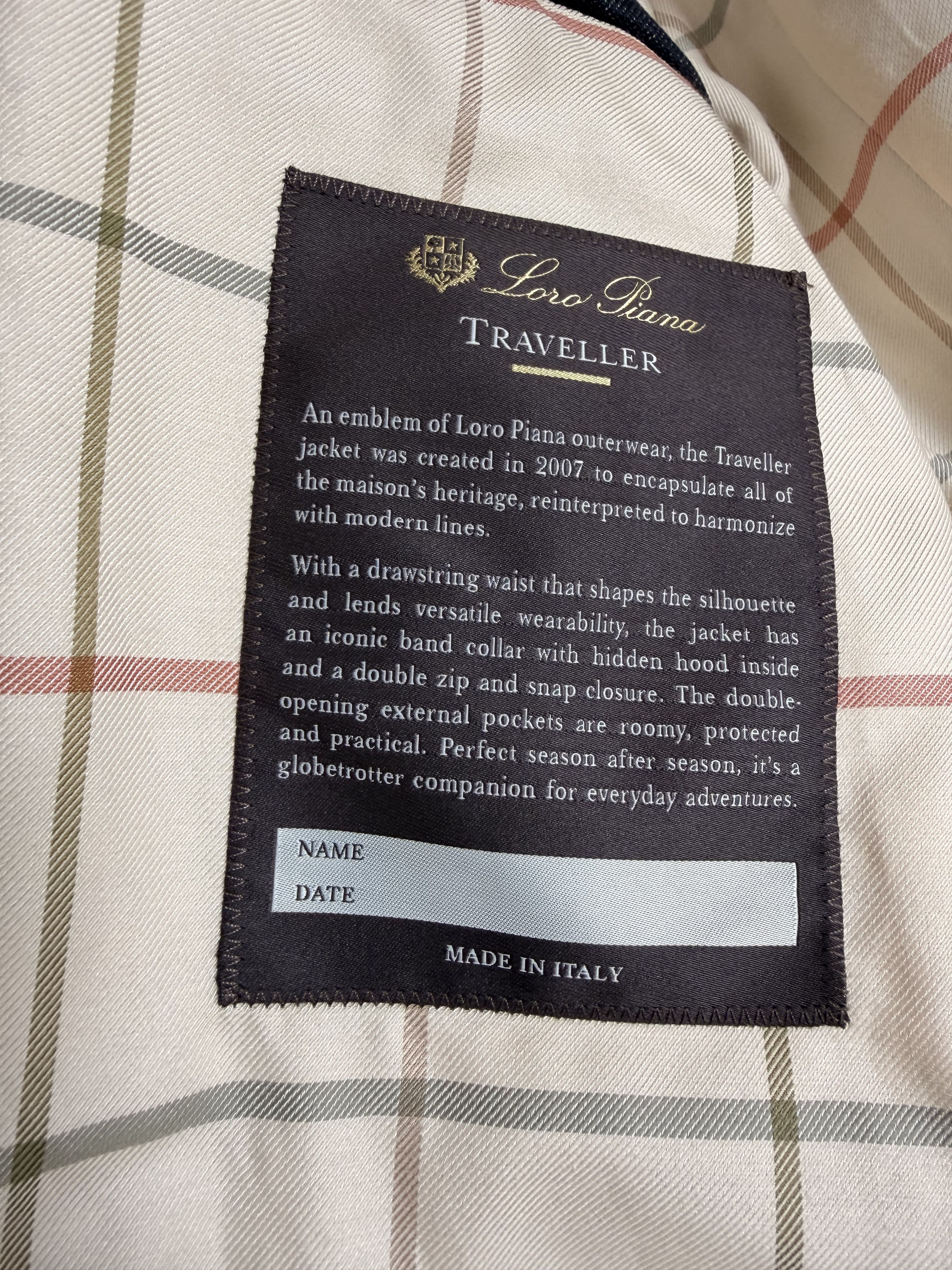 Loro Piana Traveller Field Jacket — CashDenim® "Shadow Blue Reactive" Size US L / EU 52-54 / 3 - 5 Thumbnail