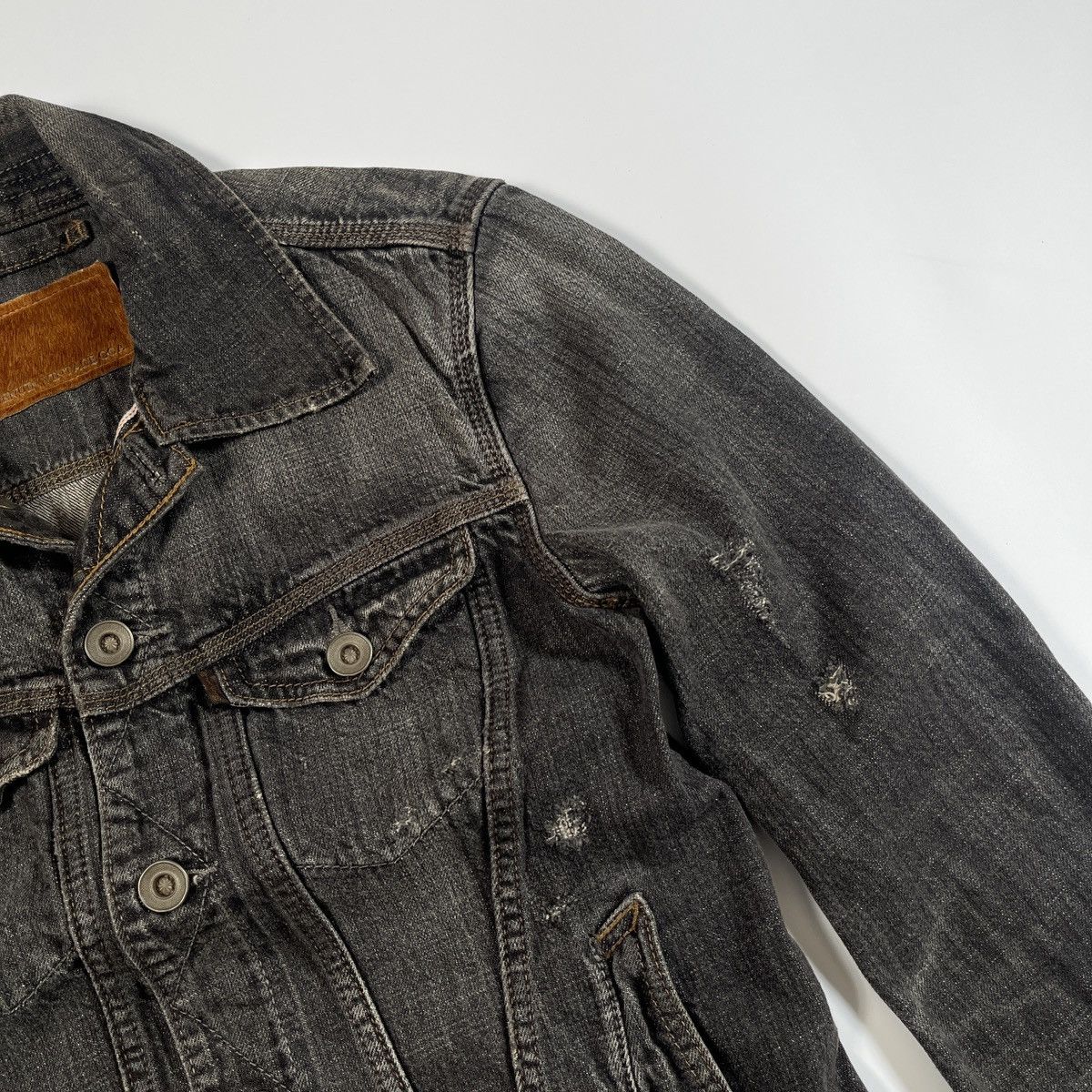 GOA If Six Was Nine - G.O.A DENIM DISTRESSED TYPE 3 JACKET Size US XXS / EU 40 - 6 Thumbnail