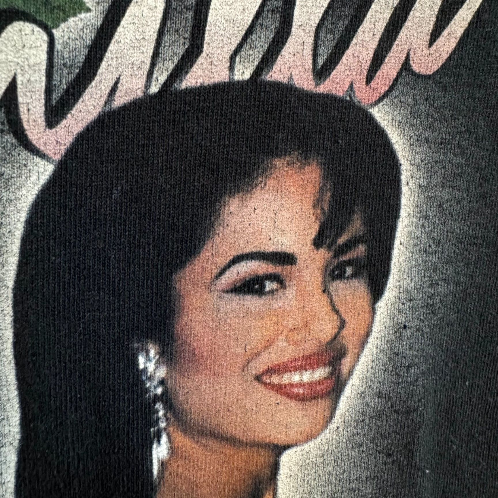 Vintage Selena Quintanilla T-Shirt Large Queen of Tejano Black Graphic Reprint, Unbranded, Short Sleeve Crew Neck, Cotton, Regular Fit, Mens L Size US L / EU 52-54 / 3 - 4 Thumbnail