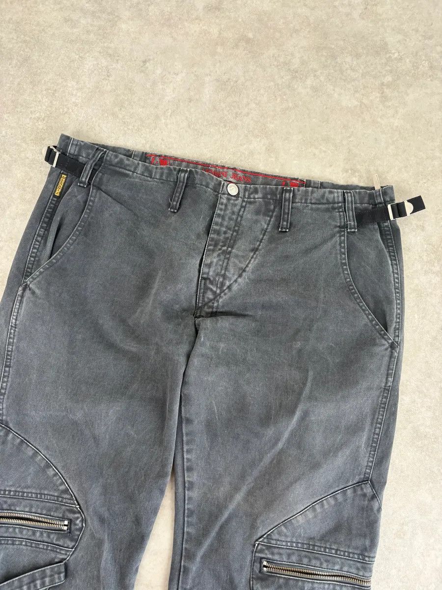 Armani AW2005 Armani Bondage Large Navy Flared Pants Size US 34 / EU 50 - 5 Thumbnail