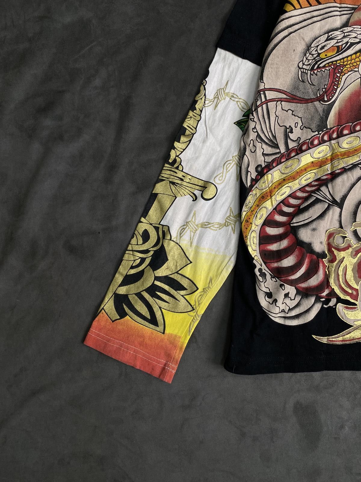 Ed Hardy Christian Audigier Ed Hardy Y2K Vintage Long Sleeve Top XL Size XL / US 12-14 / IT 48-50 - 8 Thumbnail