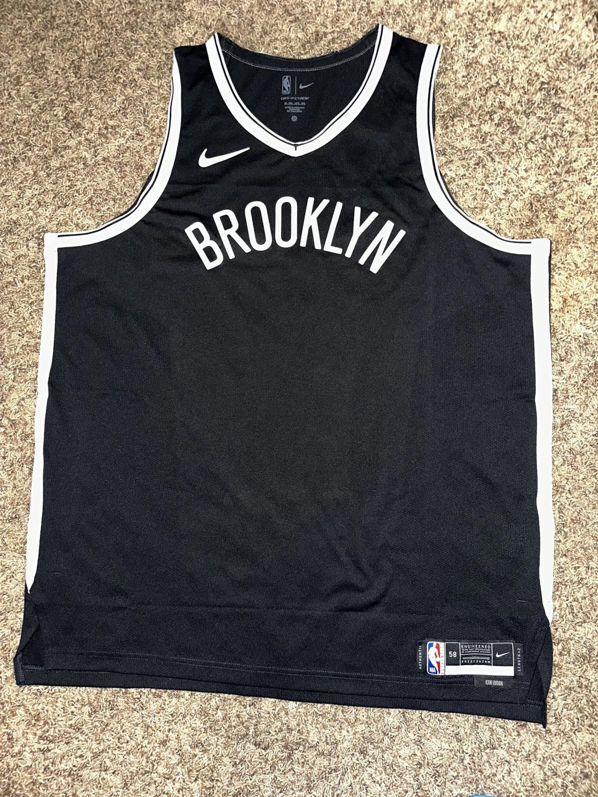 Nike Authentic Nike Men’s NBA Brooklyn Nets Dri Fit ADV Jersey Size US XXL / EU 58 / 5 - 1 Thumbnail
