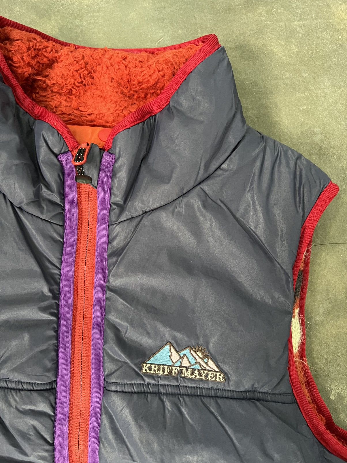 Japanese Brand Kriff Mayer Reversible Puffer Vest Size US L / EU 52-54 / 3 - 15 Thumbnail