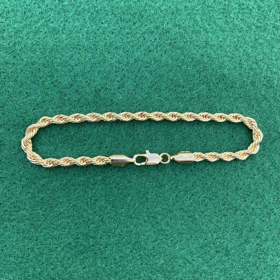 Other Gold Chain 14k Gold Rope Bracelet Size ONE SIZE - 3 Thumbnail