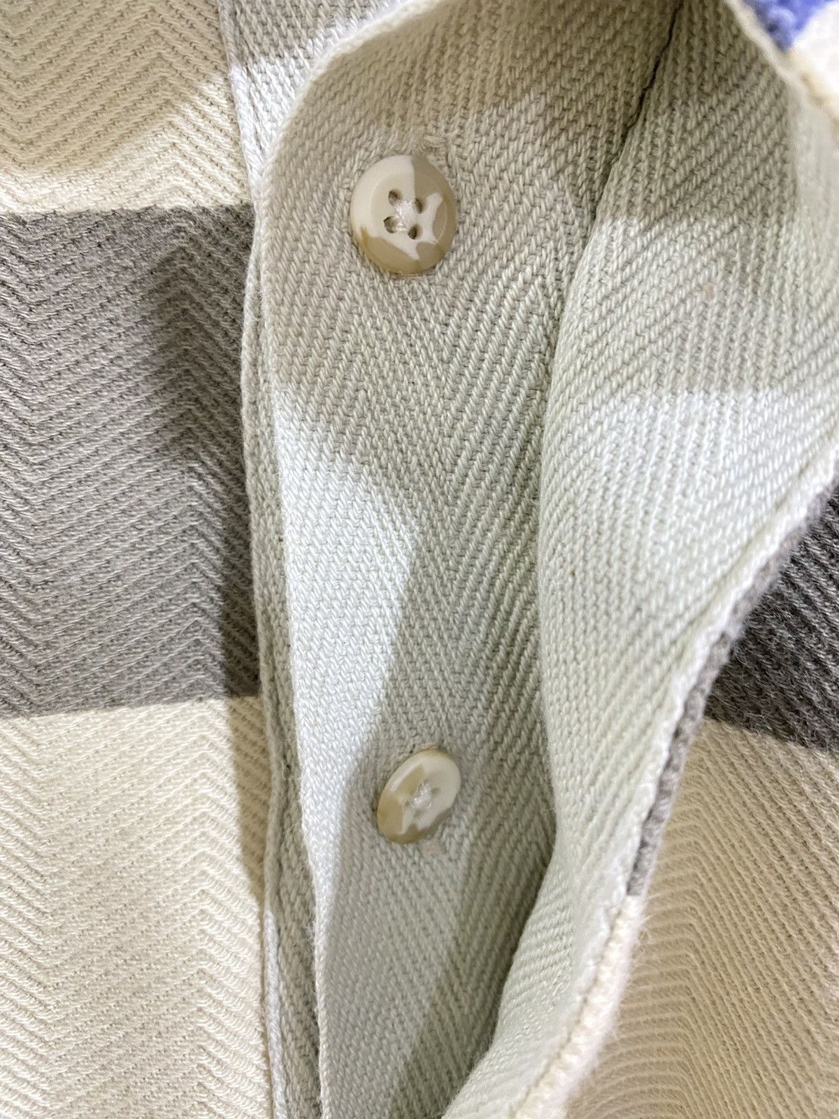Dockers Vintage Dockers Japan Herringbone Stripe Polo Oversized Size US M / EU 48-50 / 2 - 3 Thumbnail