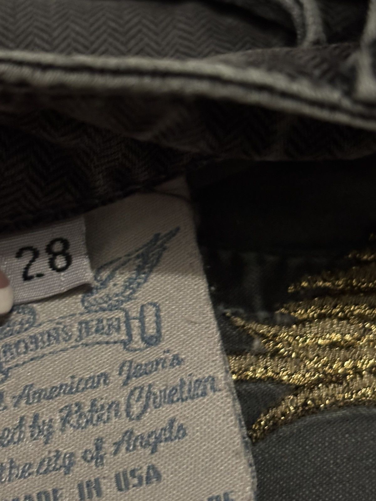 Robins Jeans RARE Robins jeans with keychain included Size 28" / US 6 / IT 42 - 9 Thumbnail