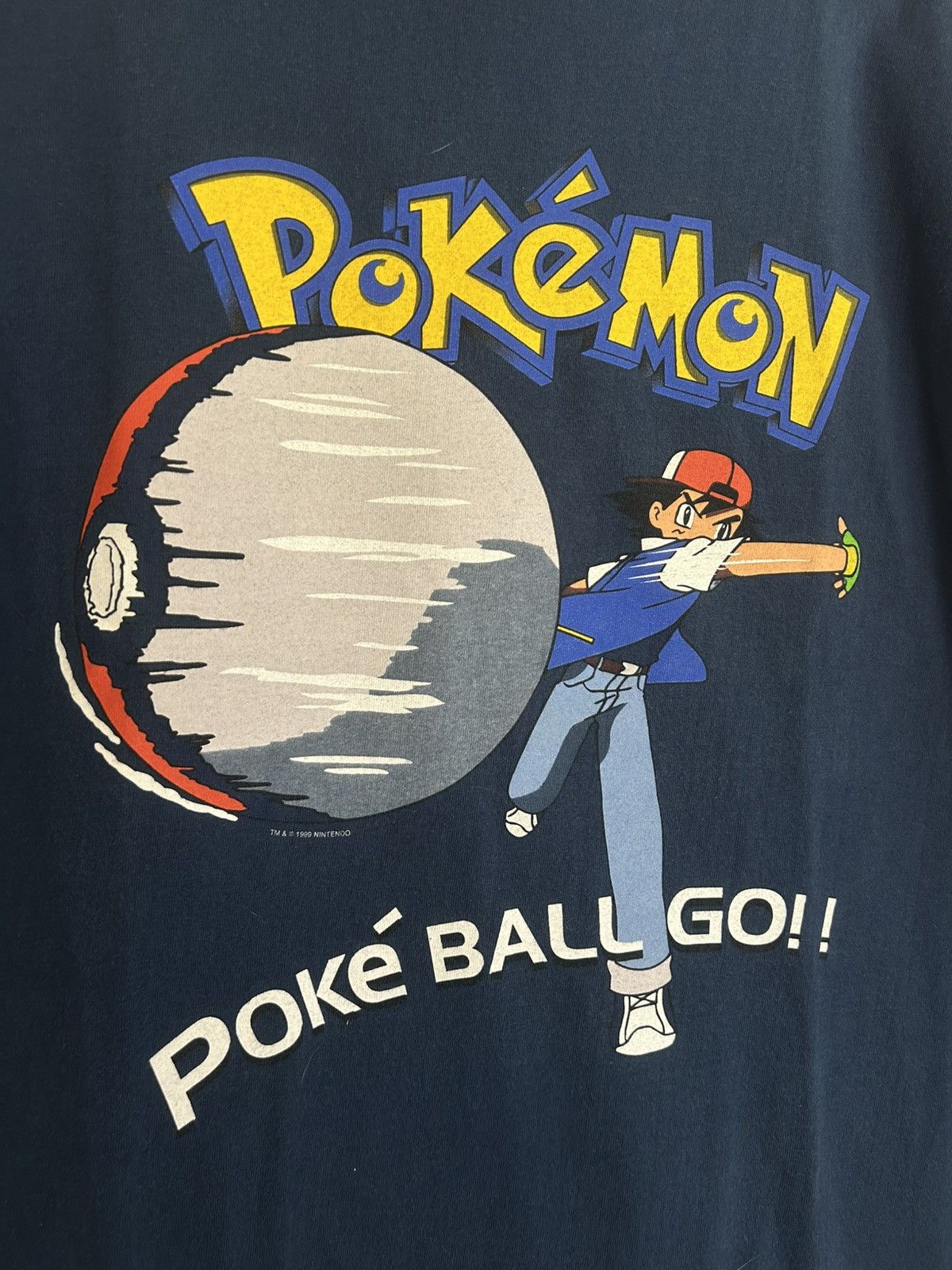Pokemon Vintage 1999 Pokémon Ash Poké Ball Go! Graphic T-shirt Size US M / EU 48-50 / 2 - 3 Thumbnail