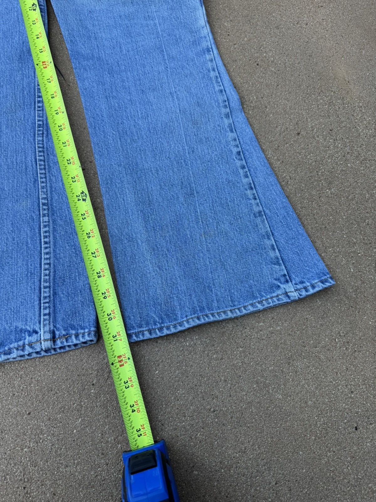 Levi's × Vintage Vtg 80’s Levi’s 646 Orange Tab Bellbottom Flare Jeans 34x31 Size US 34 / EU 50 - 9 Thumbnail