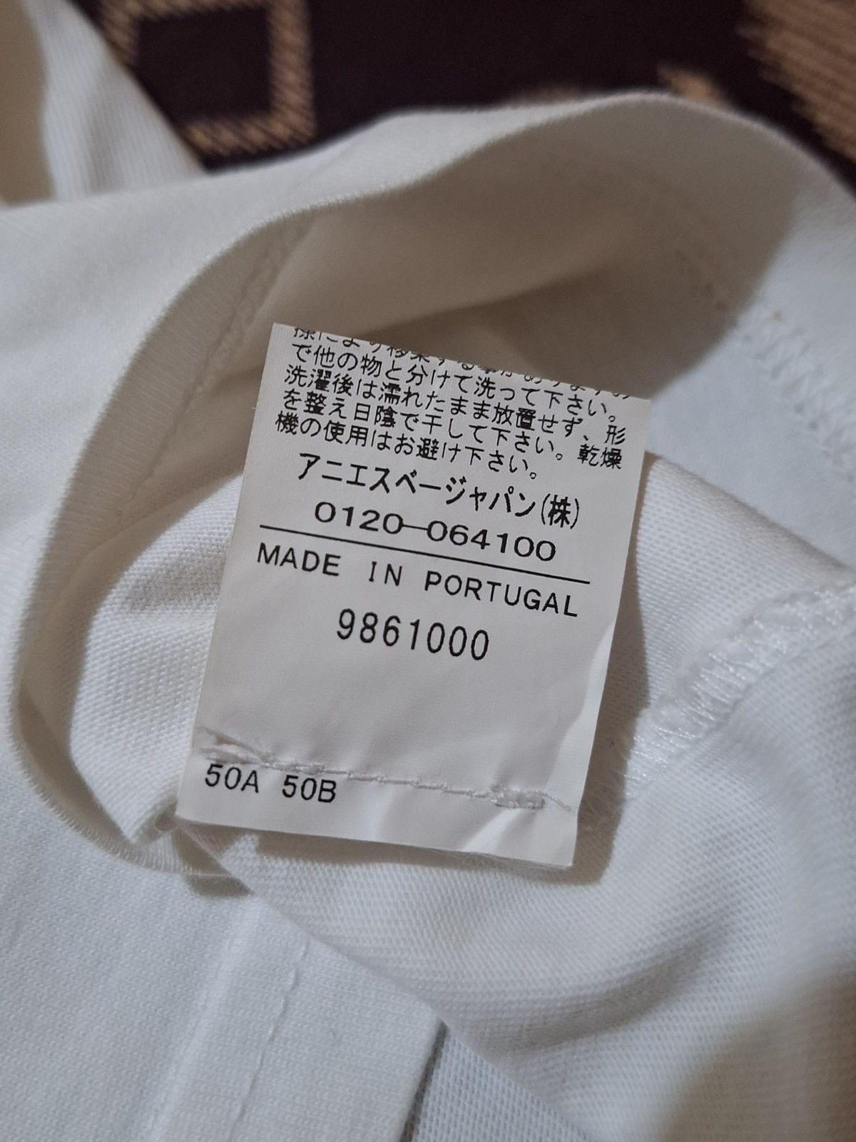 agnes b. Agnès b. Homme Embroidered Script Logo T-Shirt Size US L / EU 52-54 / 3 - 11 Thumbnail