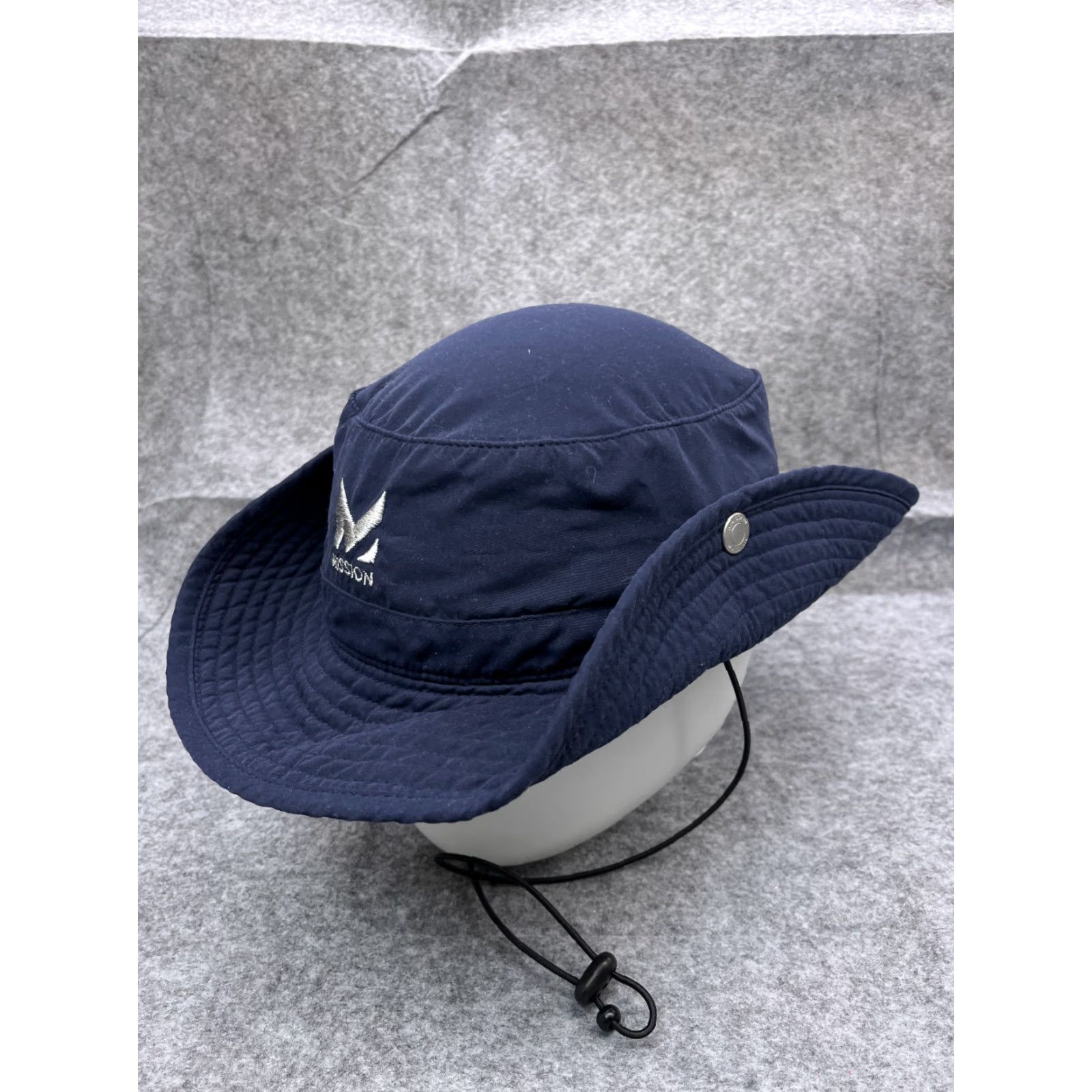 Commission Mission Hat Adult One Size Blue Polyester Spandex Camouflage Bucket Hat Hike Camp Travel Casual Workwear Men Mens Size ONE SIZE - 4 Thumbnail