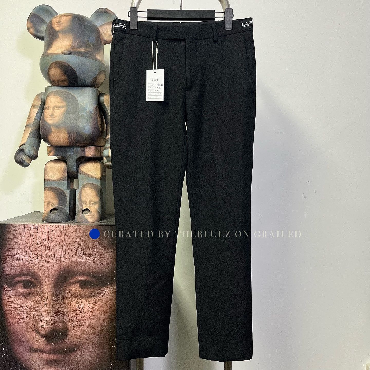 Dior Elegant Wool Trousers in Black Size US 30 / EU 46 - 1 Thumbnail
