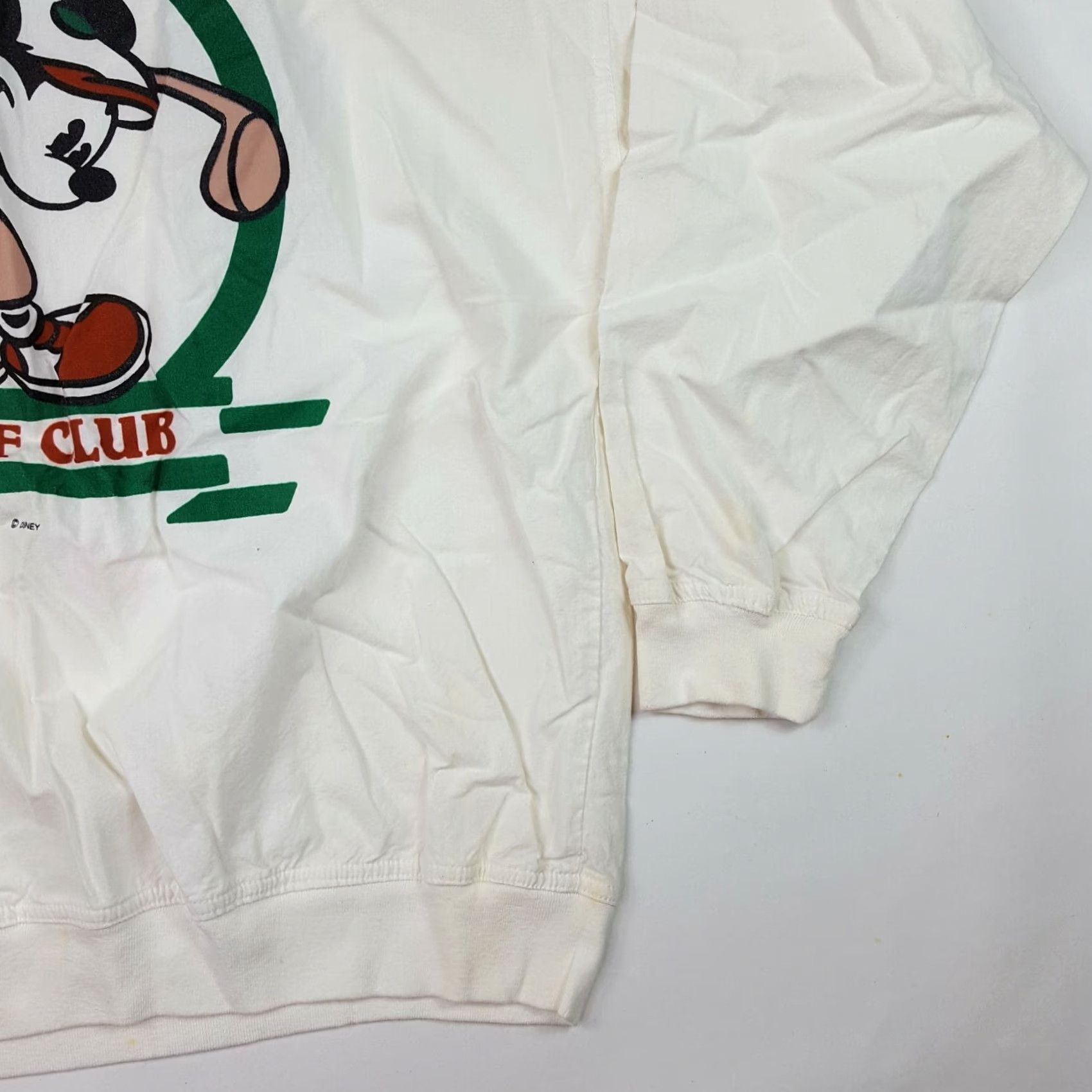 Vintage VINTAGE Mickey's Golf Club Men's Sweatshirt Crewneck 90s Cartoon Golf Club USA White XS-XL? Size US L / EU 52-54 / 3 - 3 Thumbnail