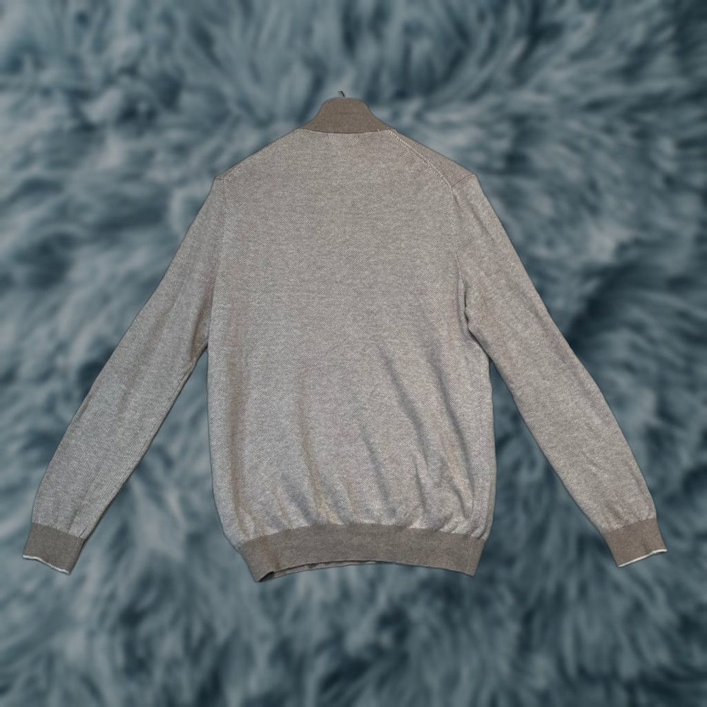 Polo Ralph Lauren Polo Ralph Lauren Sweater Men M Sand Knit 1/4 Zip Mock Neck Logo Classic Pullover Lightweight Size US M / EU 48-50 / 2 - 1 Thumbnail