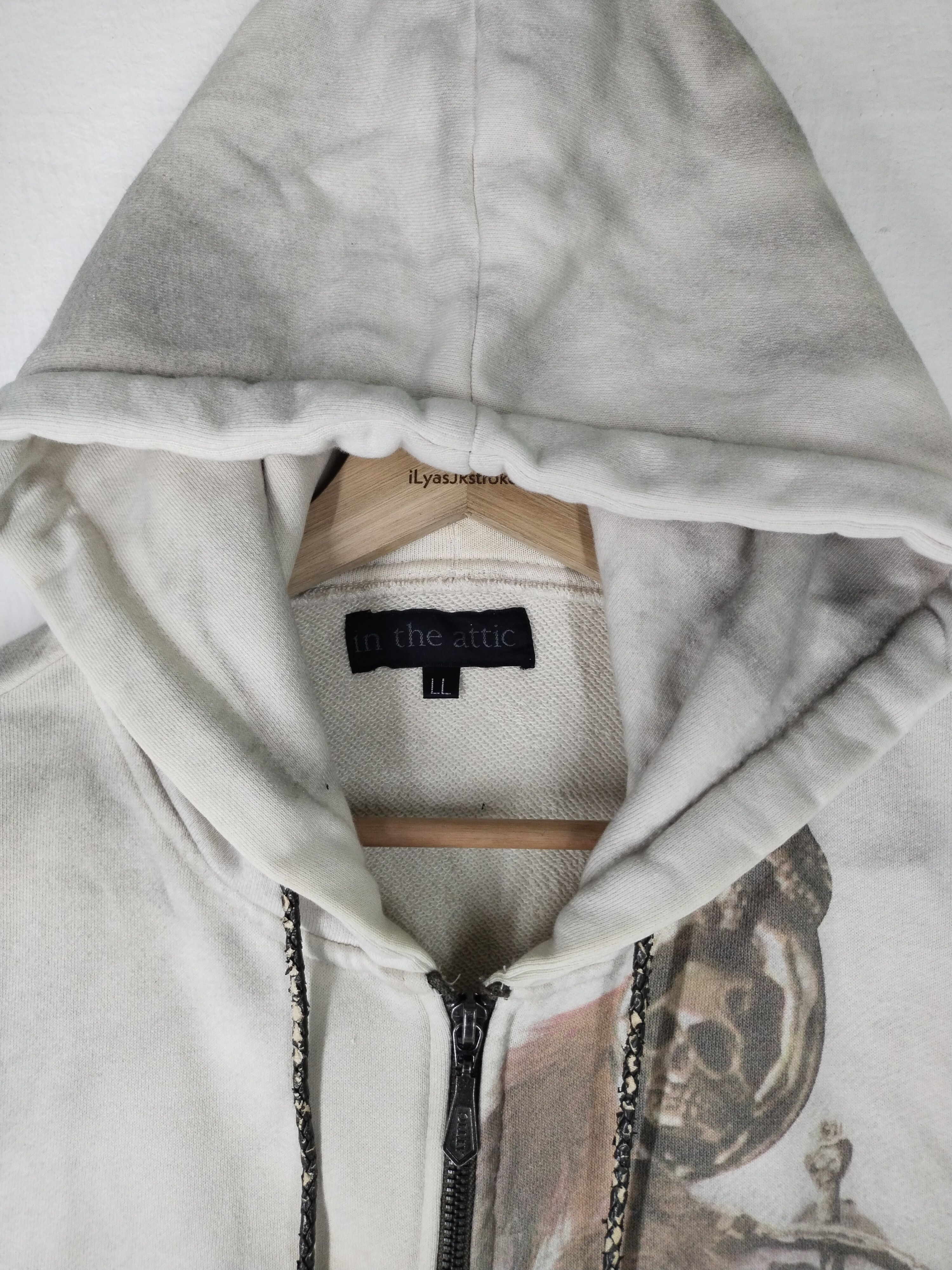 In The Attic Vtg In The Attic Skulls Design Hoodie Size US M / EU 48-50 / 2 - 8 Thumbnail