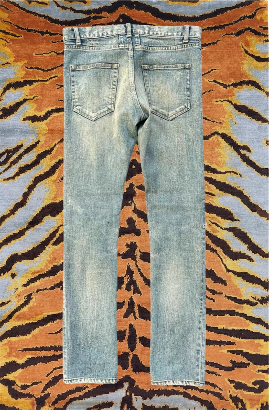 Saint Laurent Paris SAINT LAURENT PARIS FW13 CRASH DENIM Size US 29 - 8 Thumbnail