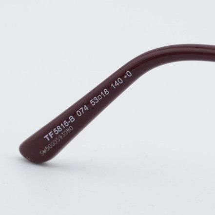 Tom Ford Tom Ford FT5816-B 074 Eyeglasses Fuchsia 53mm Cat Eye Frame Size ONE SIZE - 9 Thumbnail