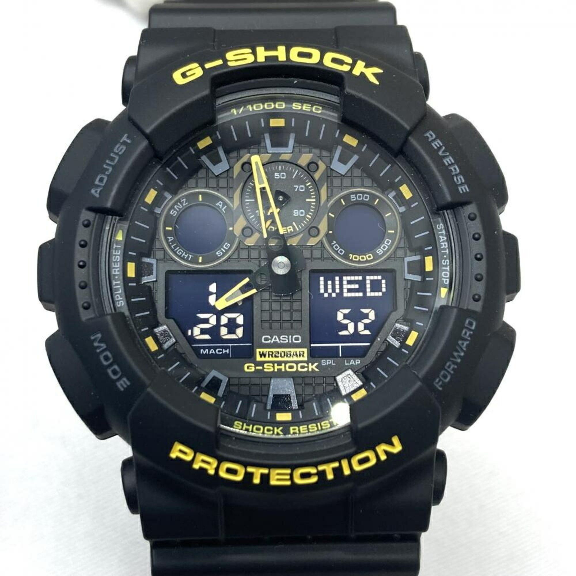 Casio CASIO G-SHOCK GA-100CY-1AJF Casio G-Shock Black x Yellow Size ONE SIZE - 1 Thumbnail