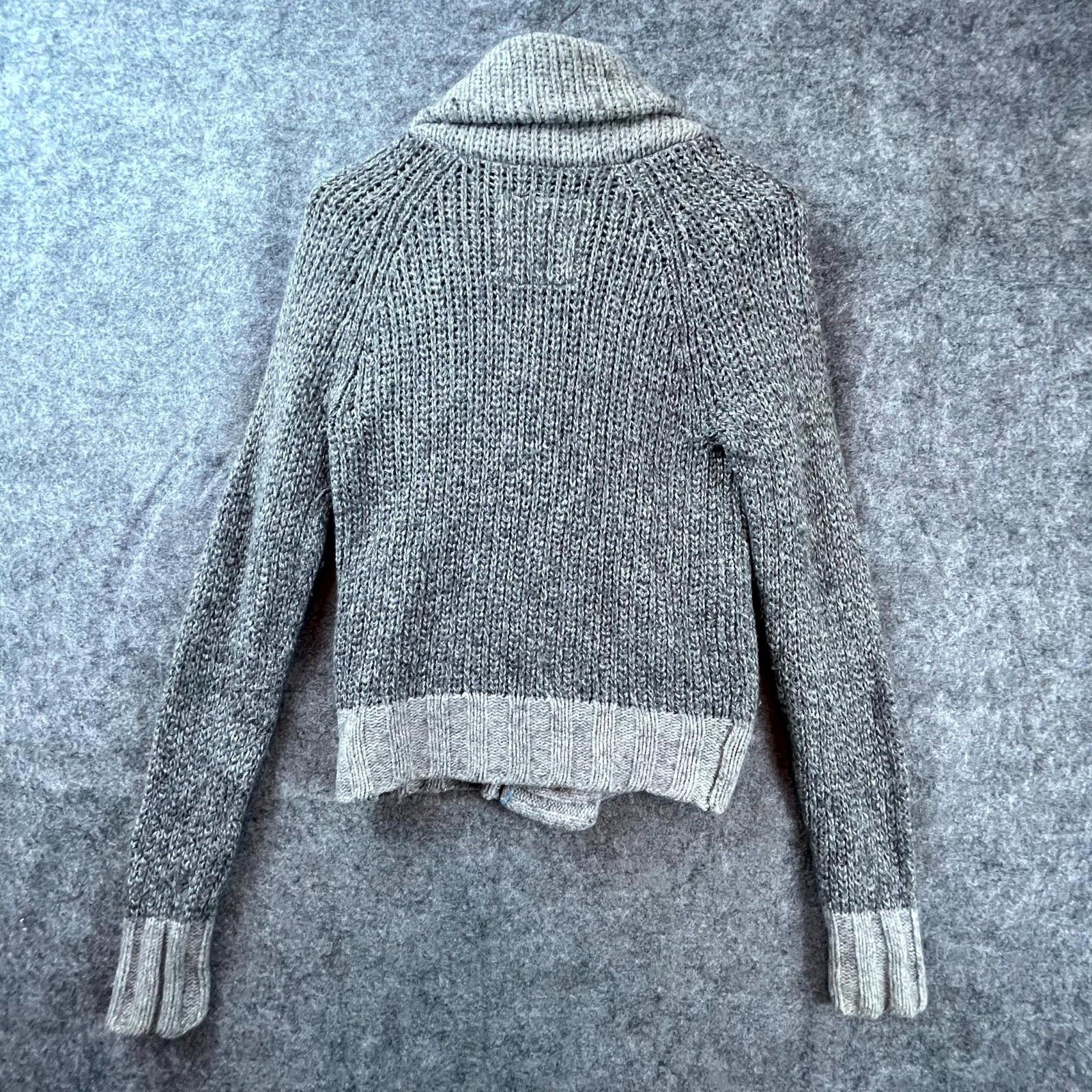 Hollister Hollister Cardigan Sweater Womens Large Gray Y2K Shawl Size L / US 10 / IT 46 - 3 Thumbnail