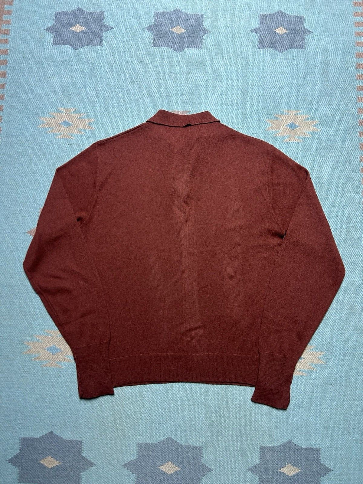 Vintage Vintage polo shirt jantzen acrylic knit burnt orange large Size US L / EU 52-54 / 3 - 5 Thumbnail
