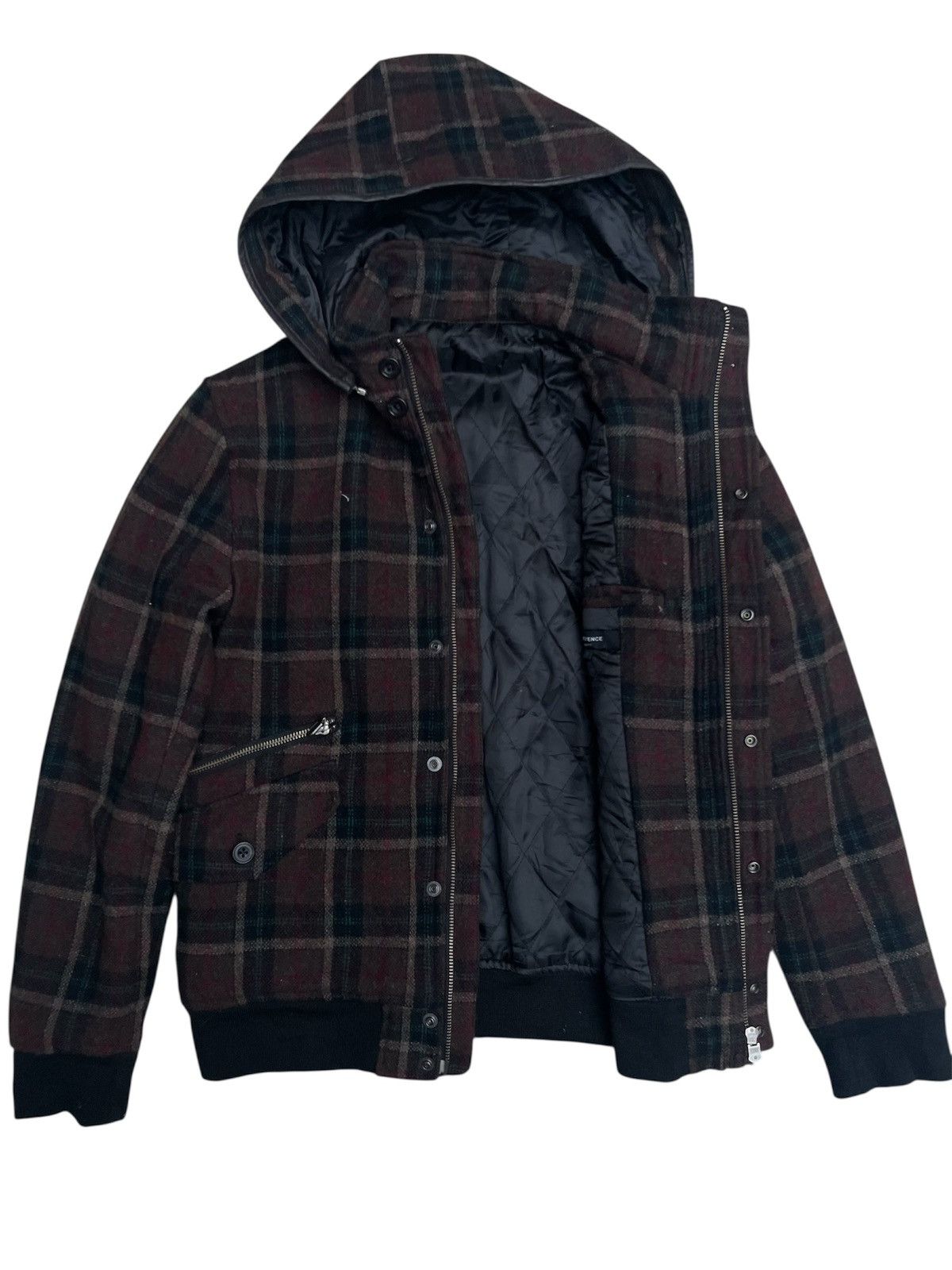 The Difference Difference Rupert Plaid Hooded Utility Jacket Multi-Pocket Size US S / EU 44-46 / 1 - 4 Thumbnail