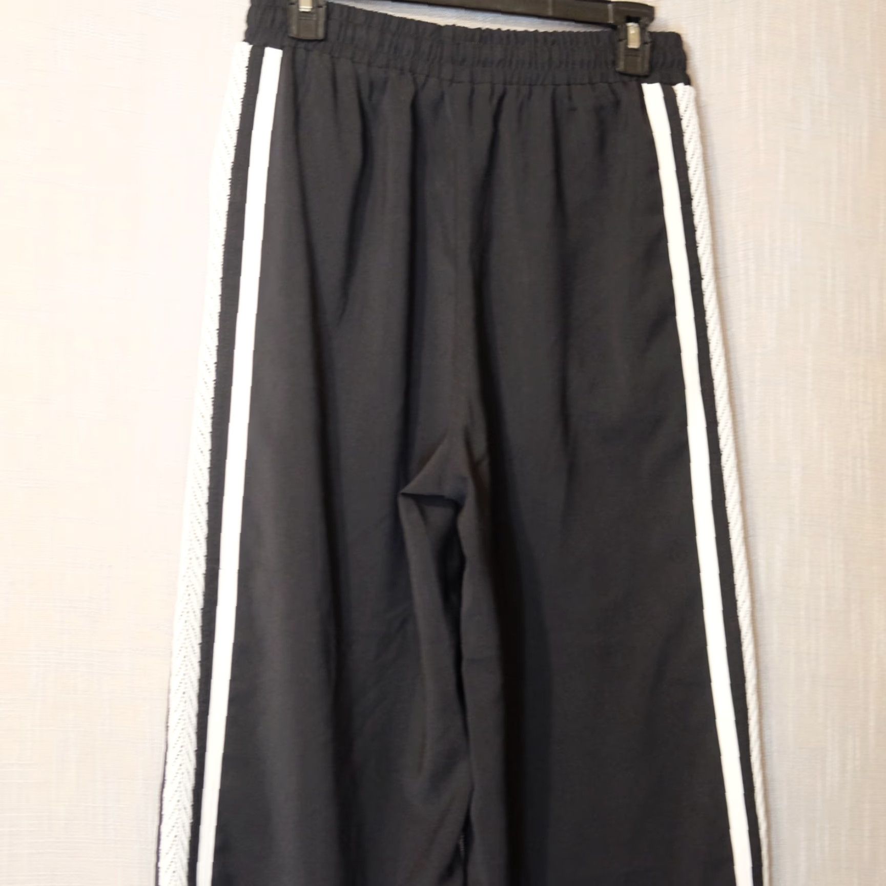 Vintage Nwot! ee:some Tracks Pants Black/White Drawstring Wide-Leg Women's S #A2-15 Size 28" / US 6 / IT 42 - 6 Thumbnail