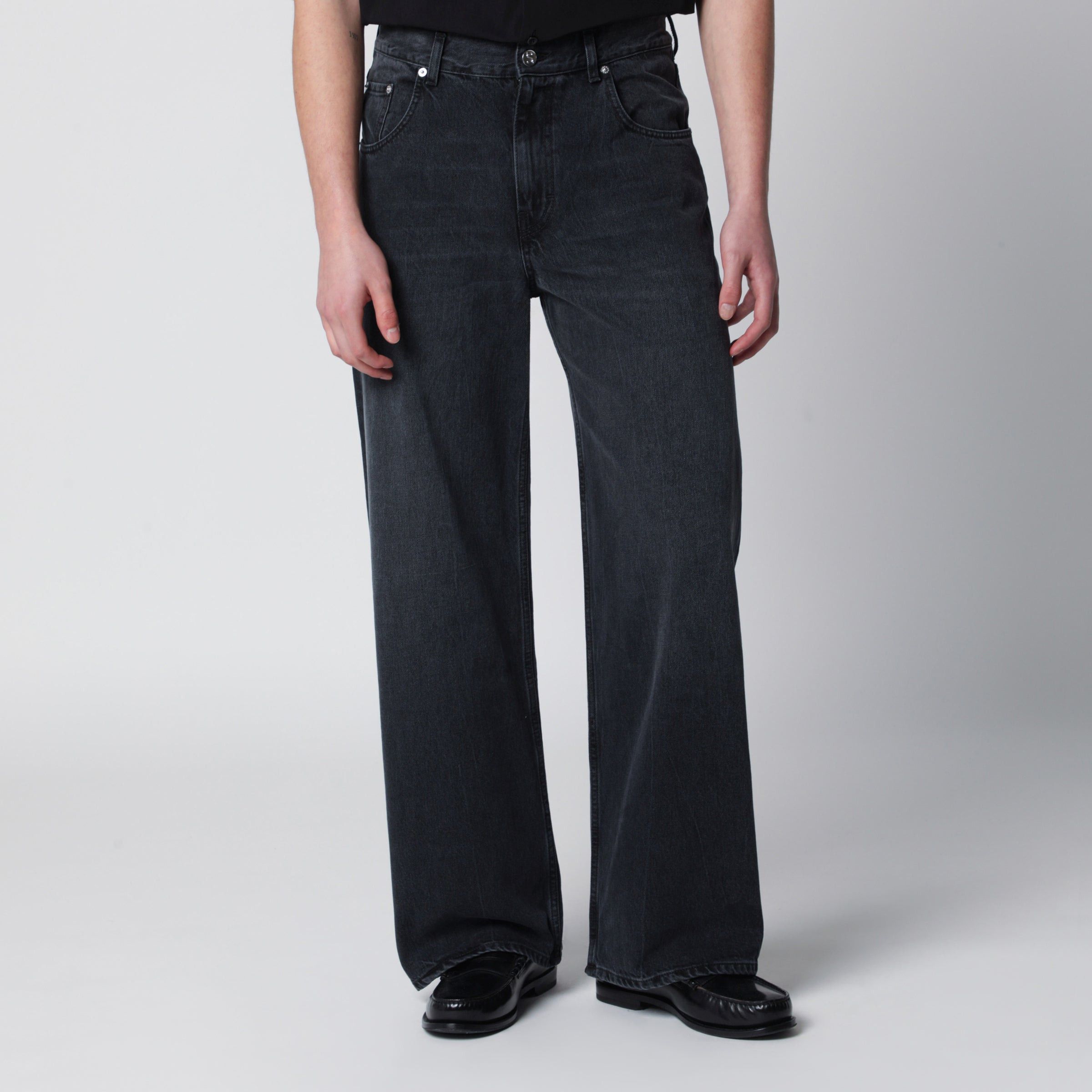 Sefr Sefr Relaxed Cut Washed Black Jeans Size US 34 / EU 50 - 1 Thumbnail