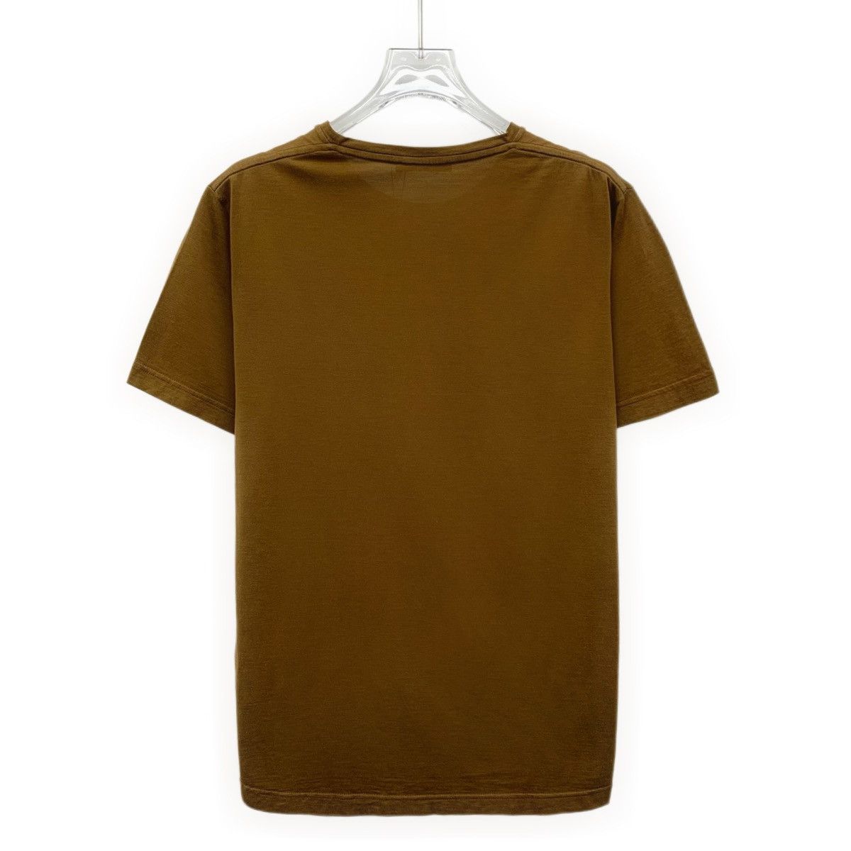 Loro Piana Loro Piana Brown Mulberry Silk Short Sleeve T-Shirt K26WX Size US M / EU 48-50 / 2 - 2 Thumbnail