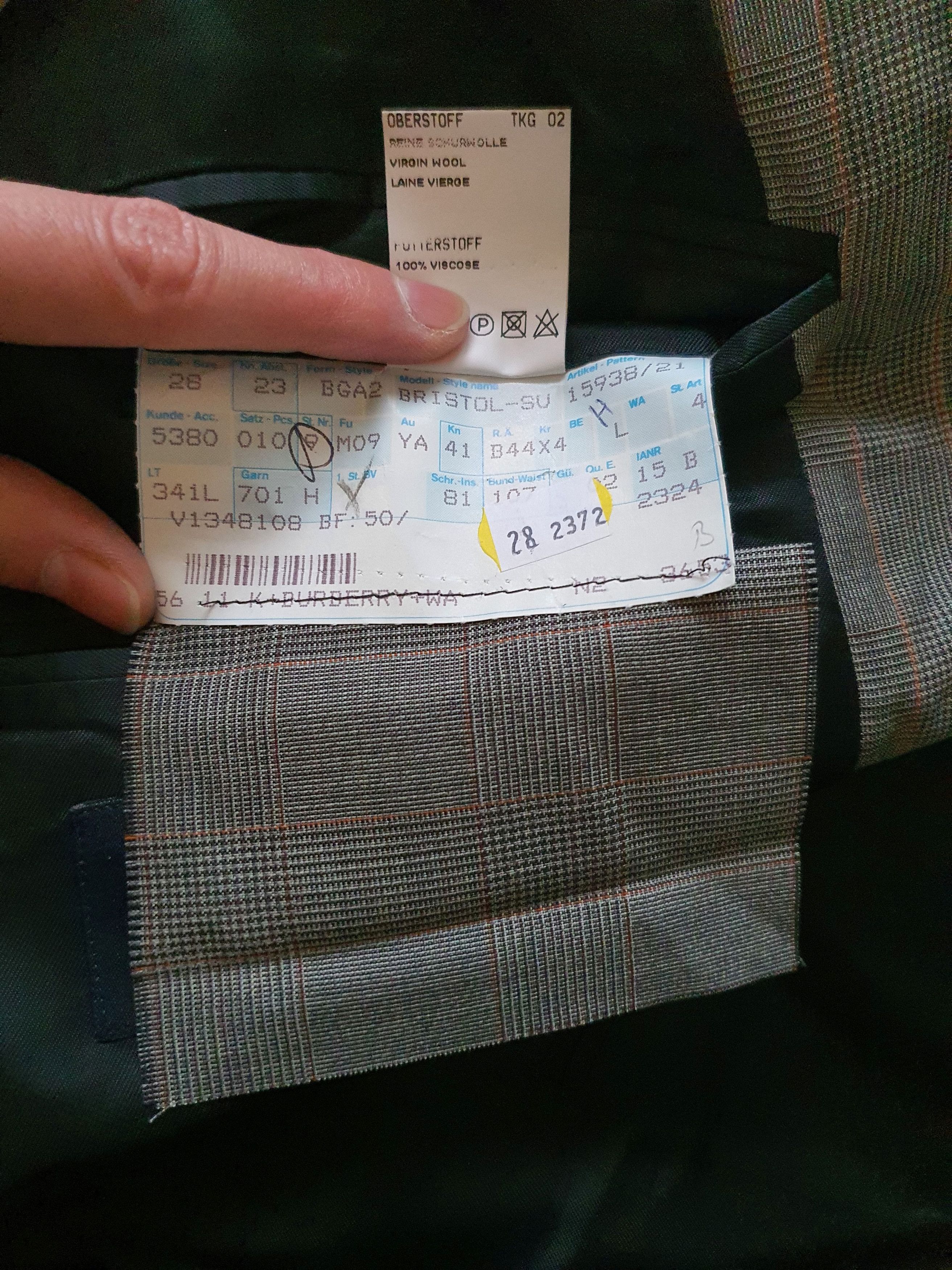 Burberry BURBERRY LONDON - Vintage Sports Coat Jacket - Glenplaid Size 46S - 8 Thumbnail