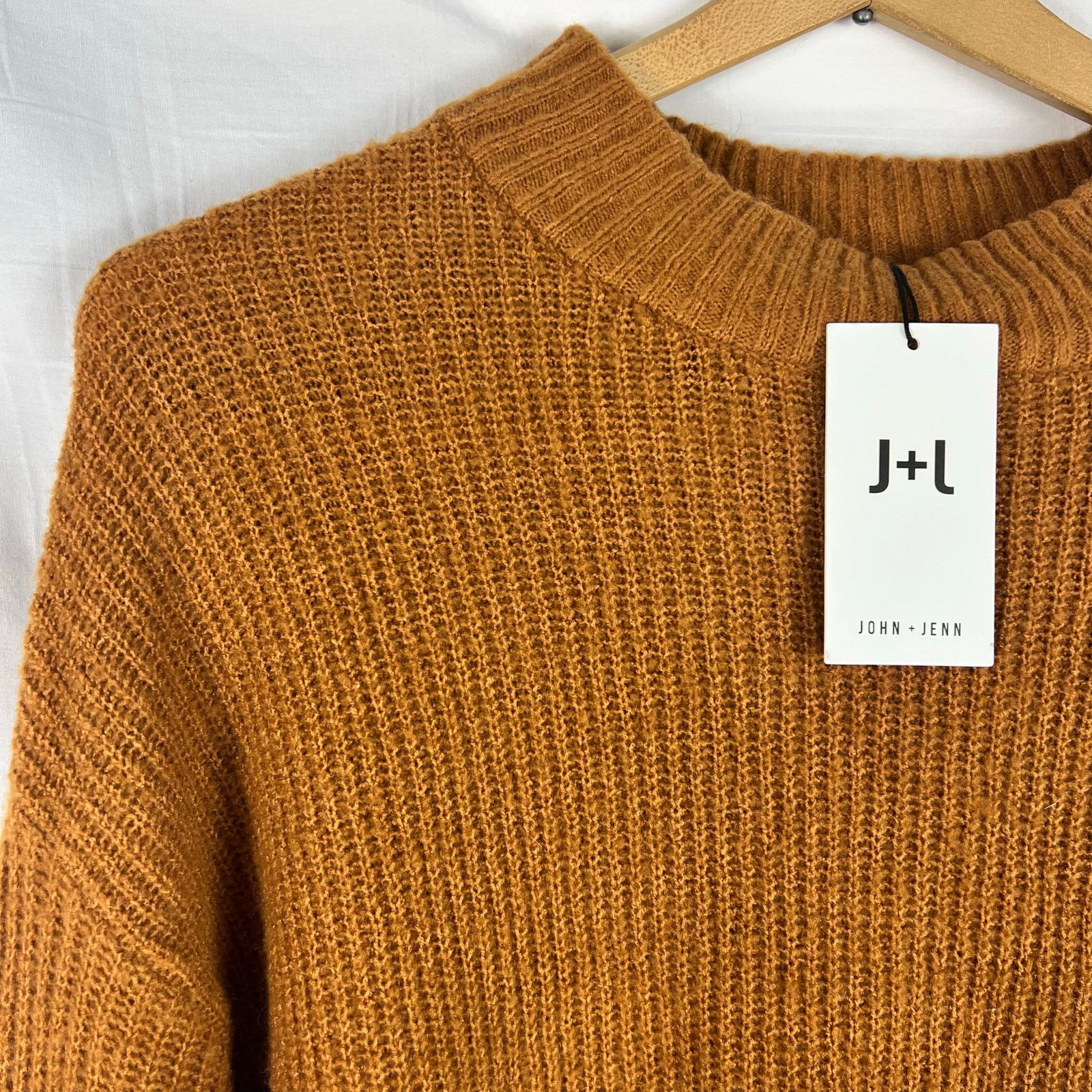 Anthropologie NWT J+J John + Jenn Mock Turtleneck Sweater Small Acrylic Size S / US 4 / IT 40 - 3 Thumbnail