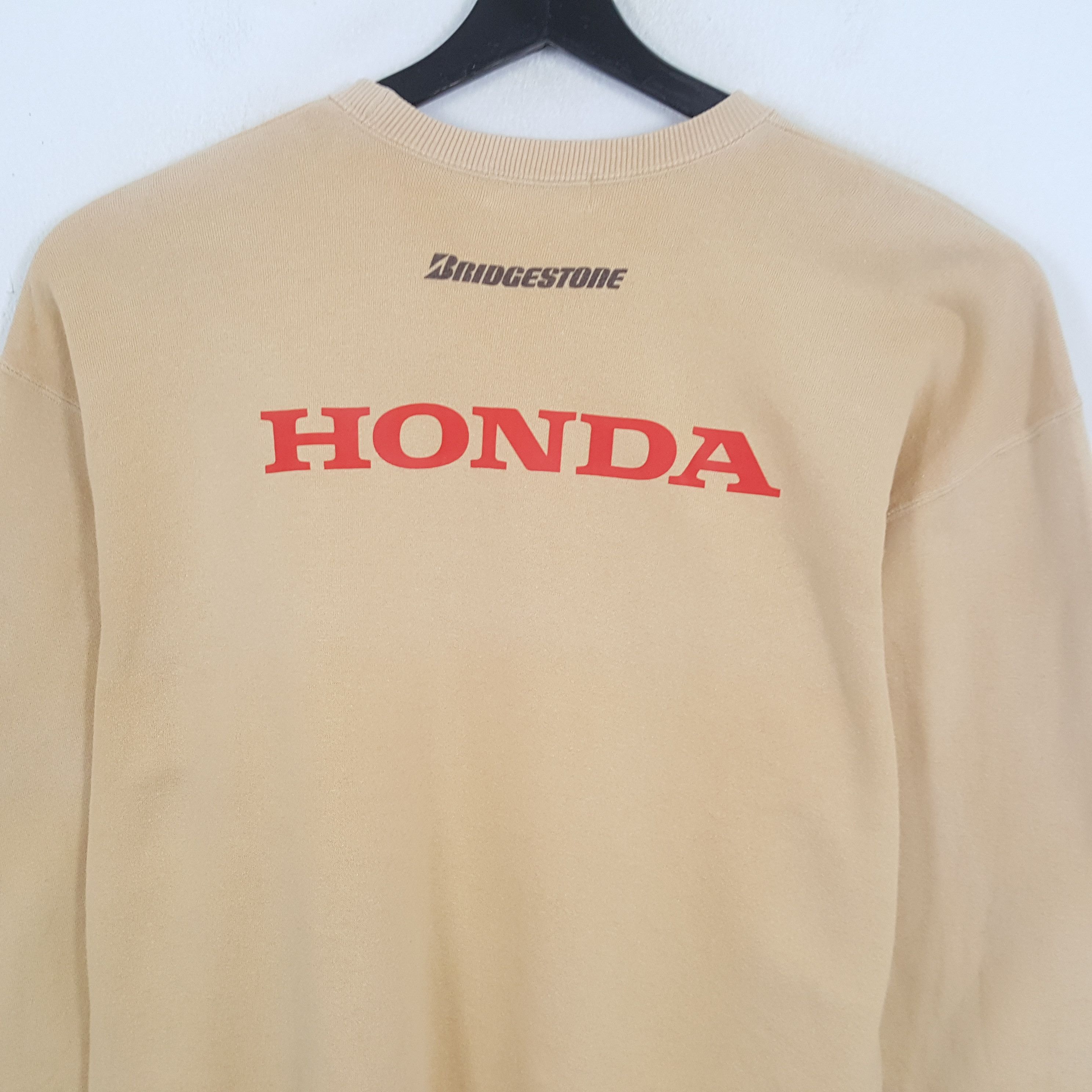 Vintage BRIDGESTONE MOTORSPORTS X Honda Custom Art Sweatshirt Size US M / EU 48-50 / 2 - 4 Thumbnail