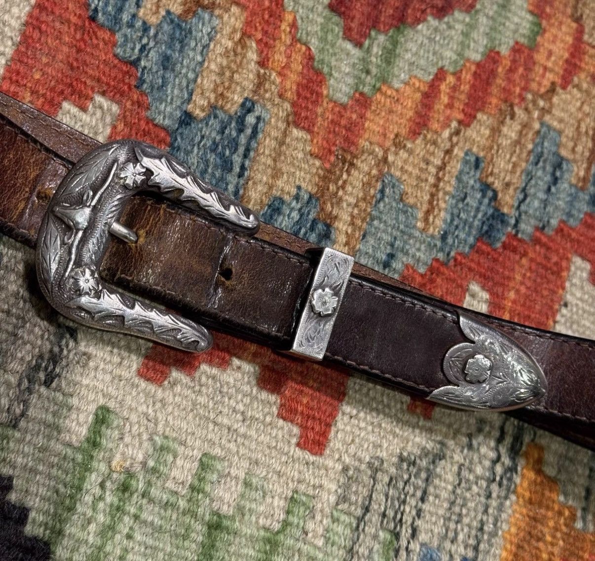 Polo Ralph Lauren Ralph Lauren Silver Buckle Cavalry Belt K22 Size ONE SIZE - 2 Thumbnail
