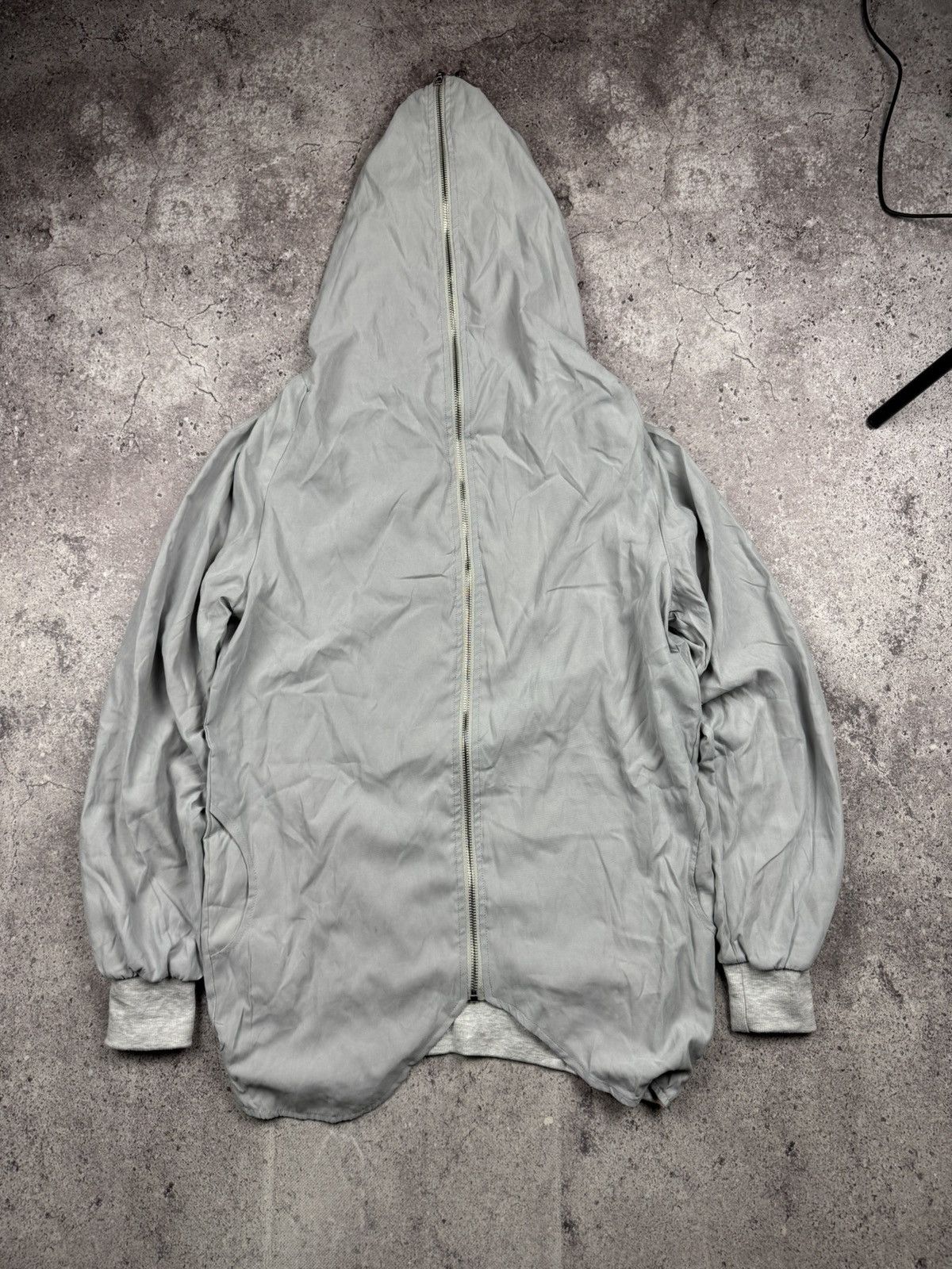 Japanese Brand Full Zip Rick Owen’s style Opium Y2K Oversized Hoodie Japan Size US S / EU 44-46 / 1 - 1 Thumbnail