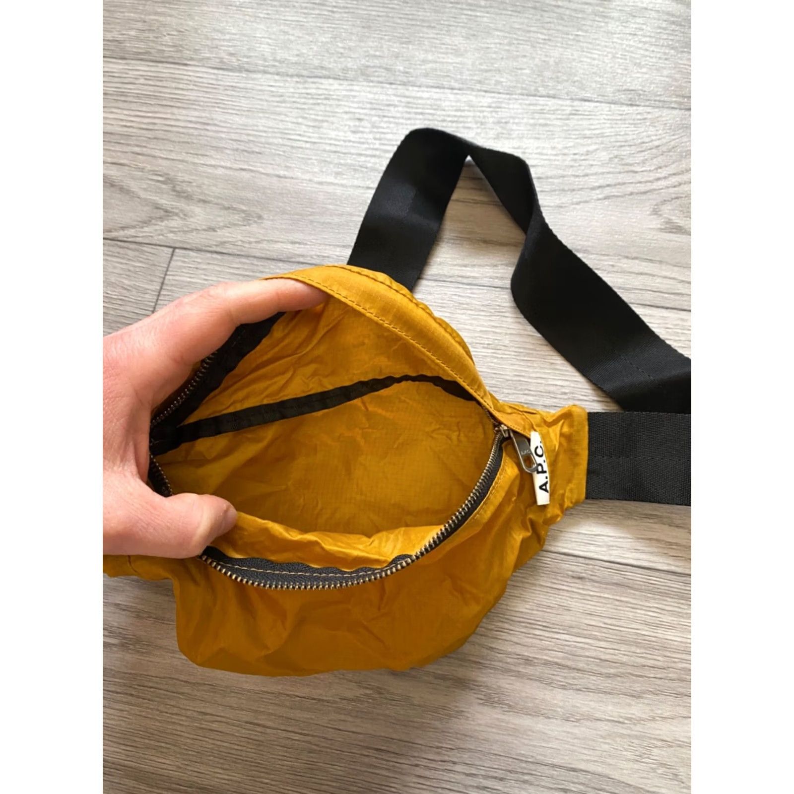 A.P.C. A.P.C Nylon Crossbody Bag Unisex Adults Yellow Crossbody Bag Nylon Unisex Yellow A.P.C Size ONE SIZE - 2 Thumbnail