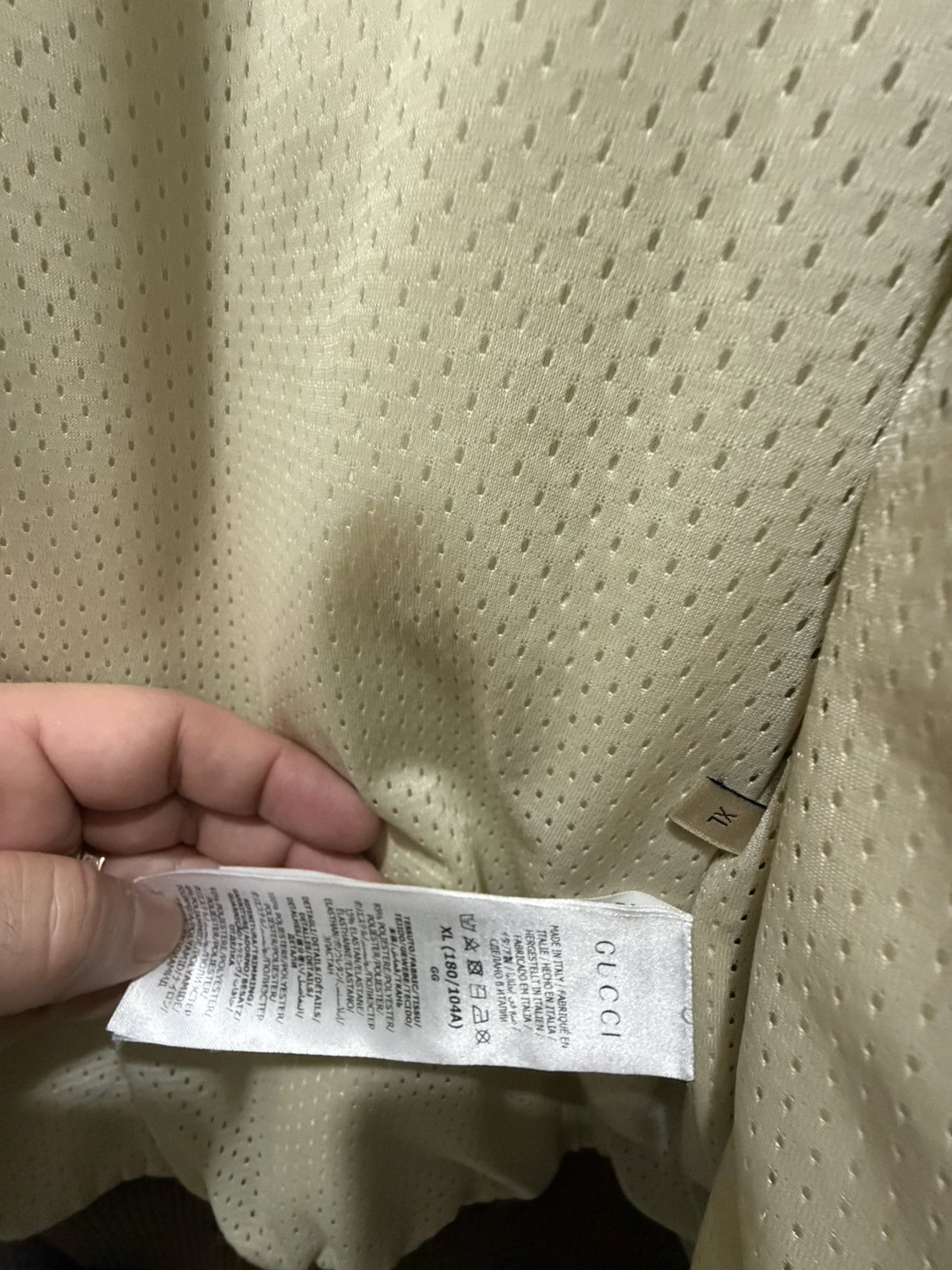 Gucci GUCCI Men’s Track Jacket – Luxury Designer Zip-Up Size US XL / EU 56 / 4 - 3 Thumbnail
